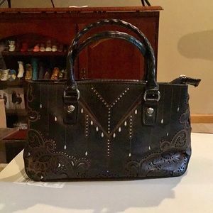 Patricia Nash Tooled Handbag